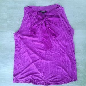 Banana Republic purple tank top with bow
